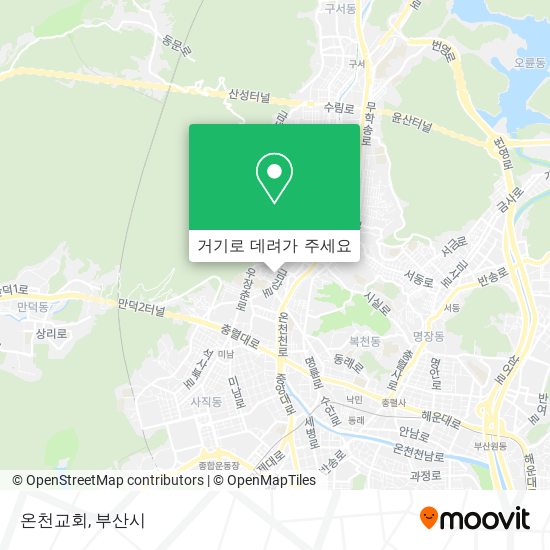 온천교회 지도