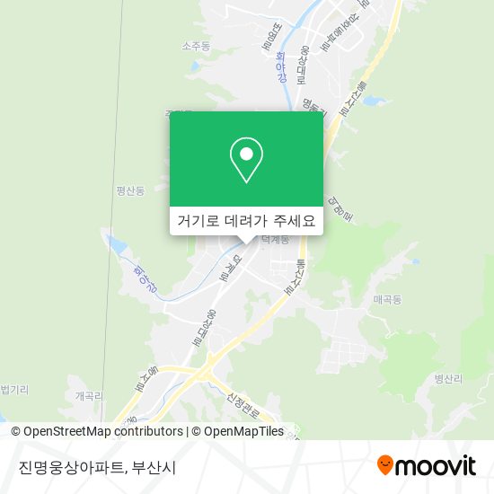 진명웅상아파트 지도