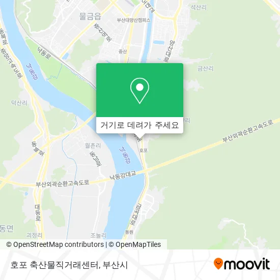 호포 축산물직거래센터 지도