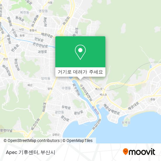 Apec 기후센터 지도