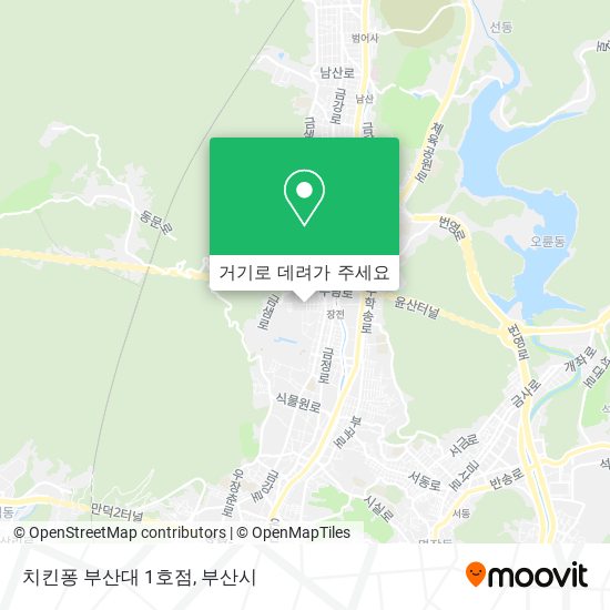치킨퐁 부산대 1호점 지도