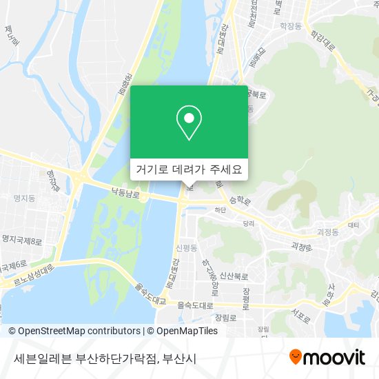 세븐일레븐 부산하단가락점 지도