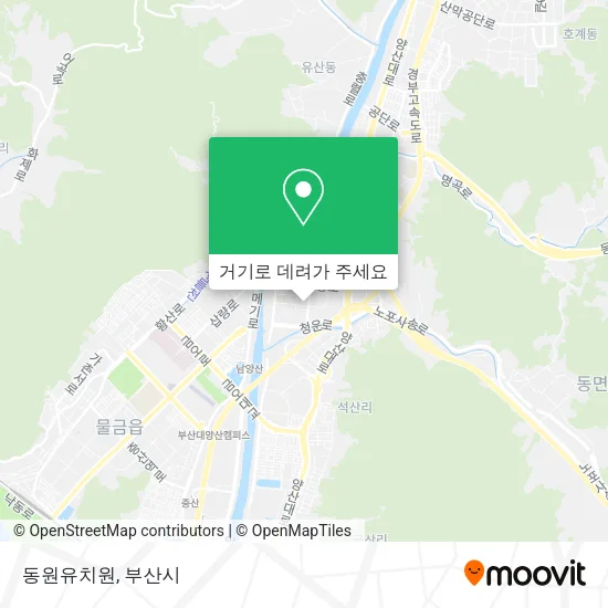 동원유치원 지도