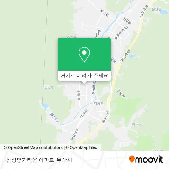삼성명가타운 아파트 지도