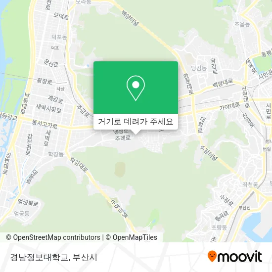 경남정보대학교 지도