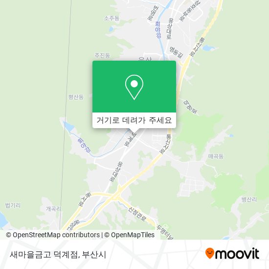 새마을금고 덕계점 지도