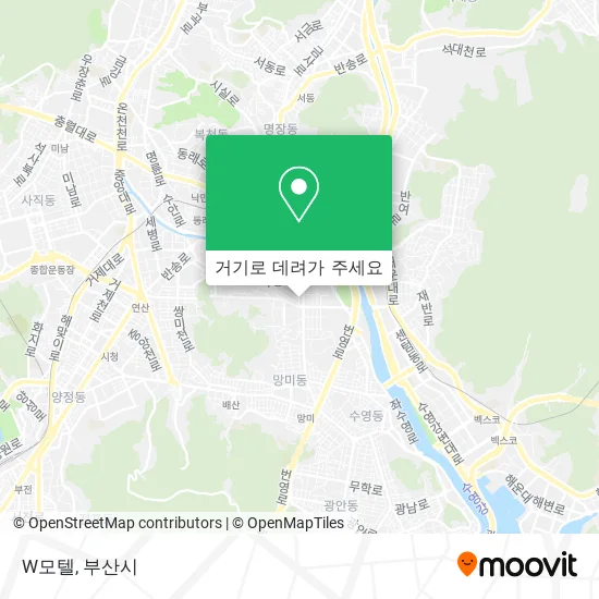 W모텔 지도