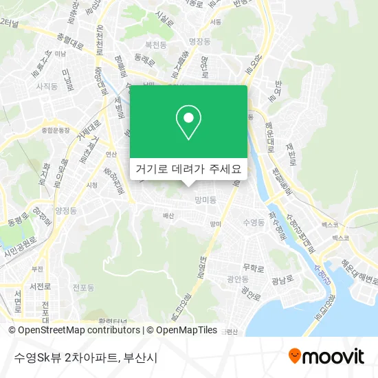 수영Sk뷰 2차아파트 지도