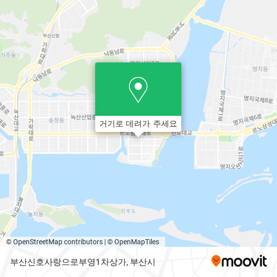 부산신호사랑으로부영1차상가 지도