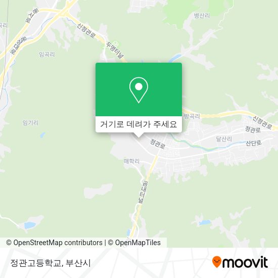 정관고등학교 지도