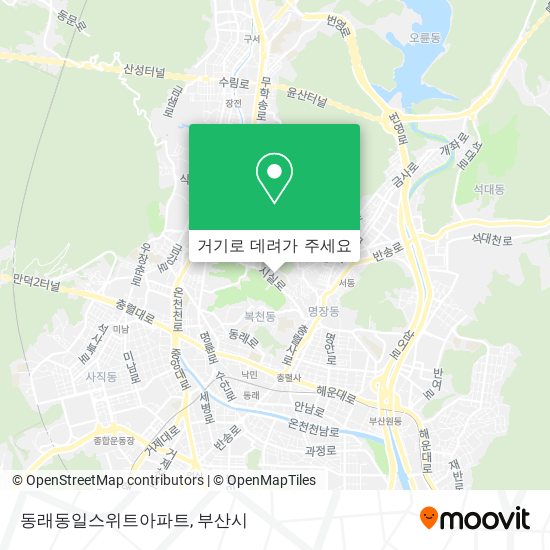 동래동일스위트아파트 지도