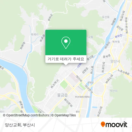 양산교회 지도