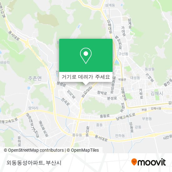 외동동성아파트 지도