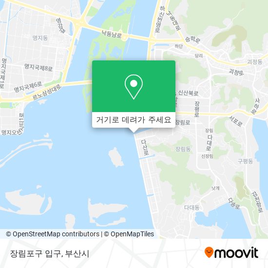 장림포구 입구 지도