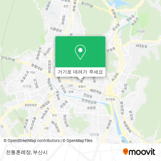 전통혼례장 지도