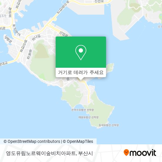 영도유림노르웨이숲비치아파트 지도