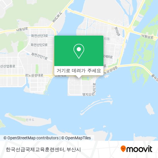 한국선급국제교육훈련센터 지도