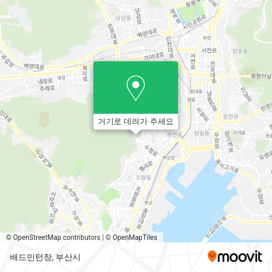 배드민턴장 지도