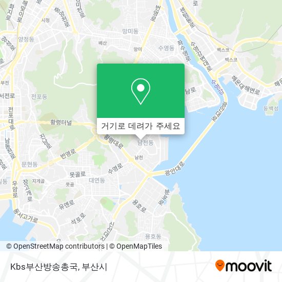 Kbs부산방송총국 지도