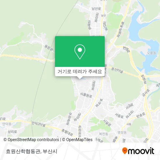 효원산학협동관 지도
