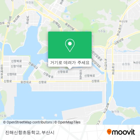 진해신항초등학교 지도