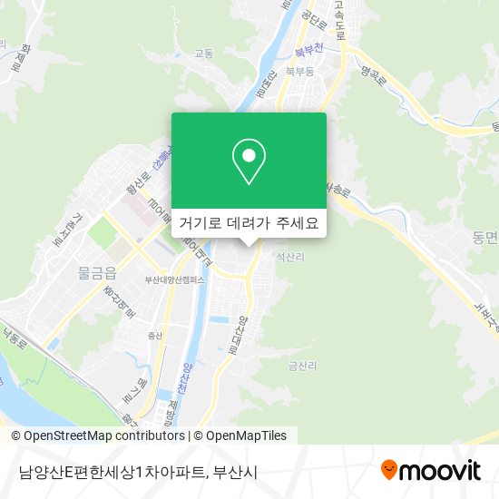 남양산E편한세상1차아파트 지도