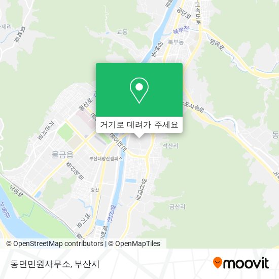 동면민원사무소 지도