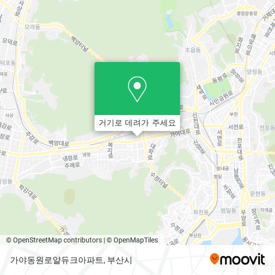 가야동원로얄듀크아파트 지도