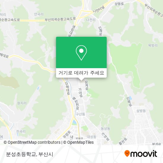 분성초등학교 지도