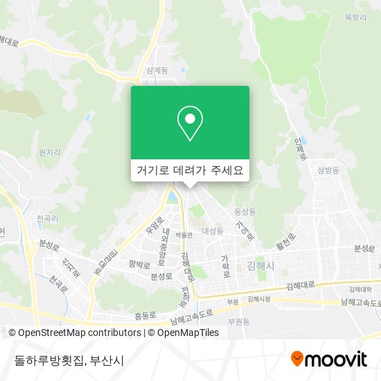 돌하루방횟집 지도