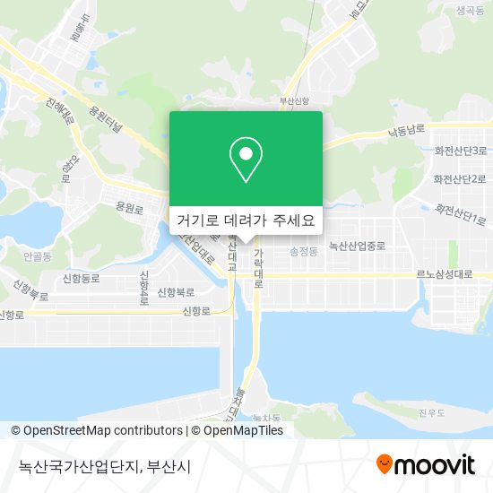 녹산국가산업단지 지도