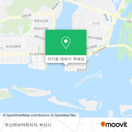 두산위브야외의자 지도