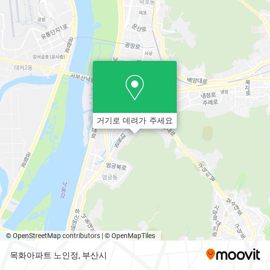 목화아파트 노인정 지도