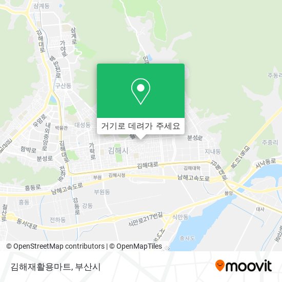 김해재활용마트 지도
