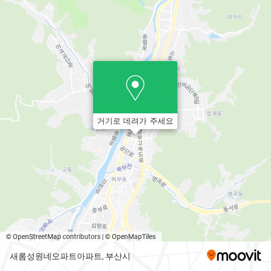 새롬성원네오파트아파트 지도