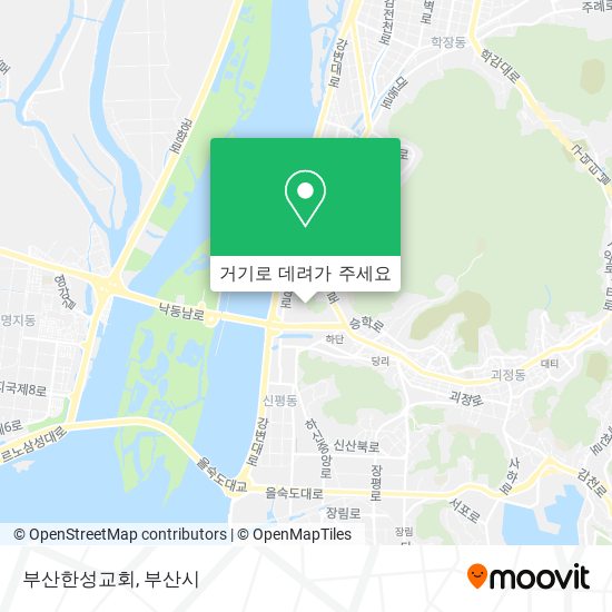 부산한성교회 지도