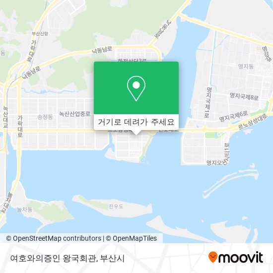 여호와의증인 왕국회관 지도