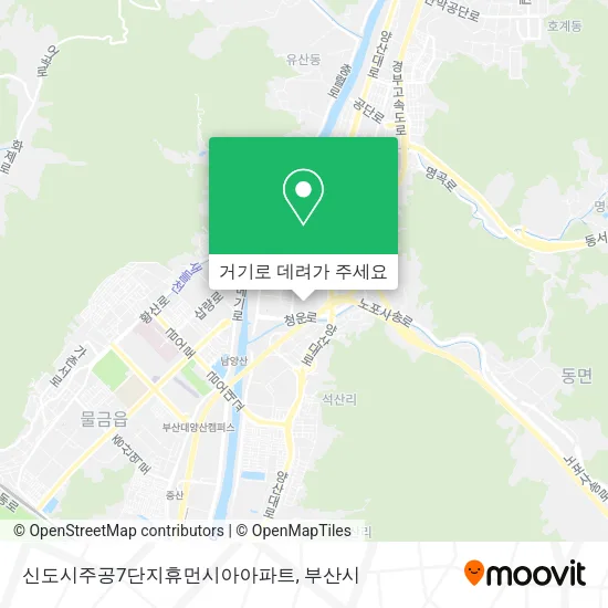 신도시주공7단지휴먼시아아파트 지도