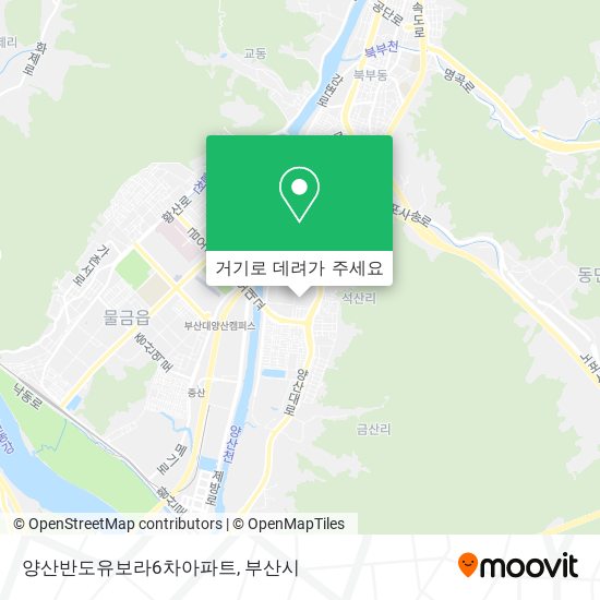 양산반도유보라6차아파트 지도
