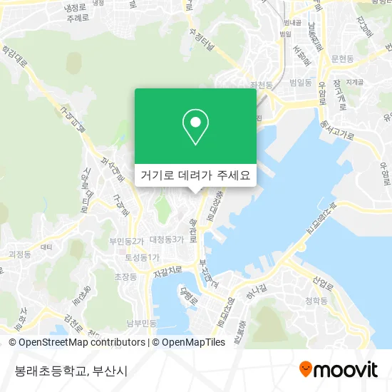 봉래초등학교 지도