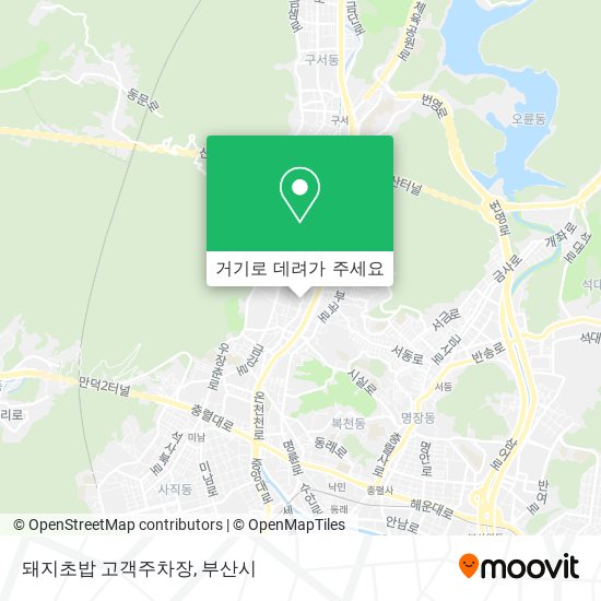돼지초밥 고객주차장 지도