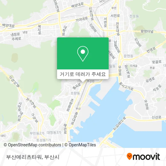 부산메리츠타워 지도