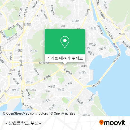 대남초등학교 지도