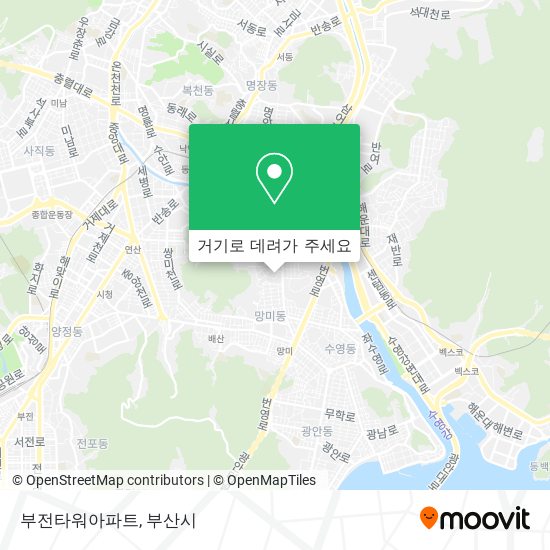 부전타워아파트 지도
