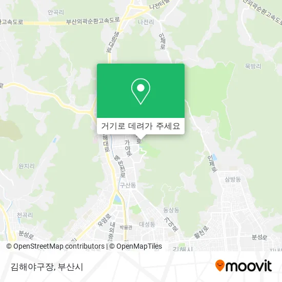 김해야구장 지도