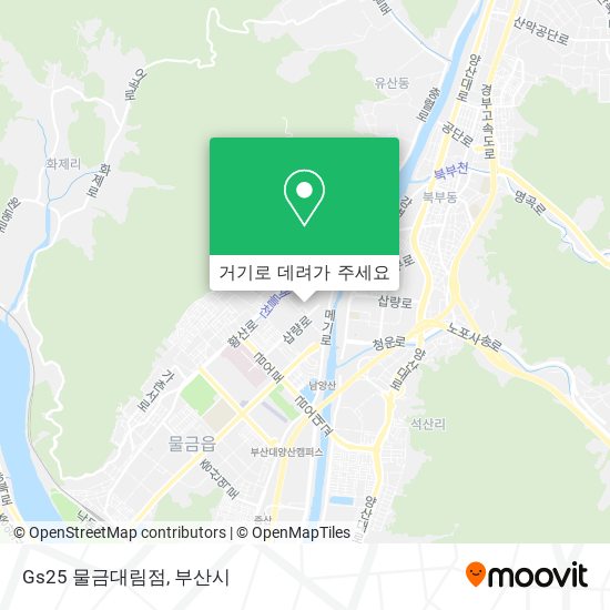 Gs25 물금대림점 지도