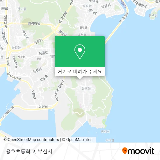 용호초등학교 지도