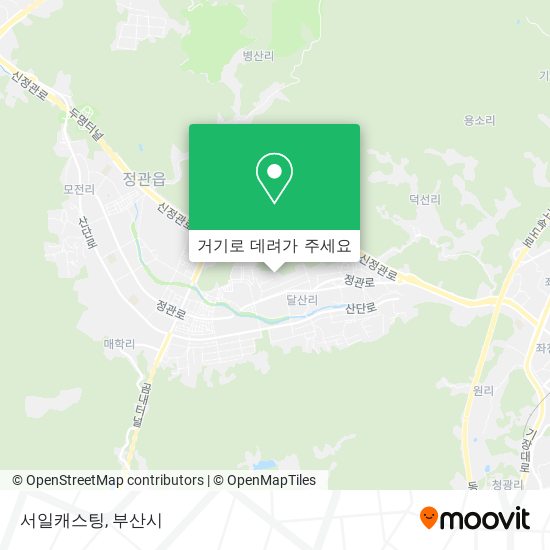 서일캐스팅 지도