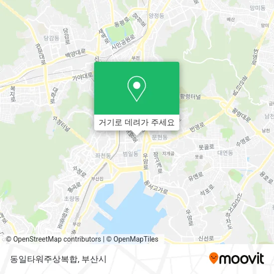 동일타워주상복합 지도