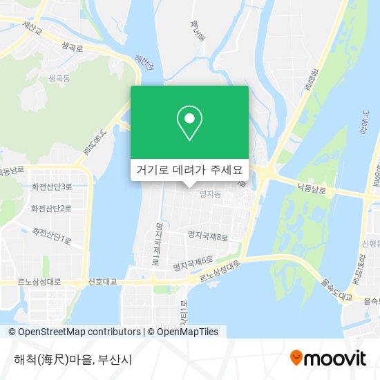해척(海尺)마을 지도
